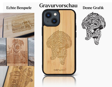 INDIVIDUELL iPhone 14 Bambus-Kunststoff